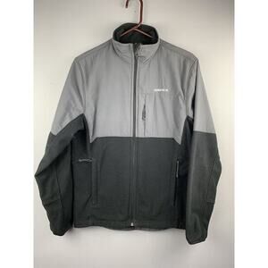 Solaris Jacket‎ Mens size small Soft shell/Fleece black/gray Pockets Full Zip